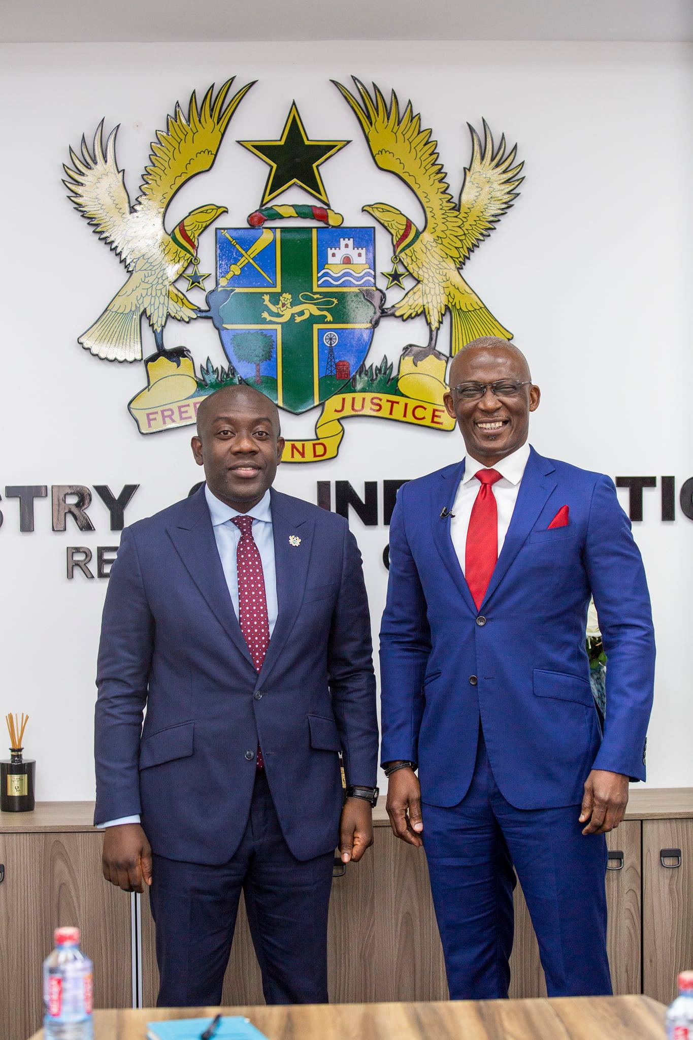Ignite Media Group New MD Kayode Akintemi pays courtesy call on Information Minister