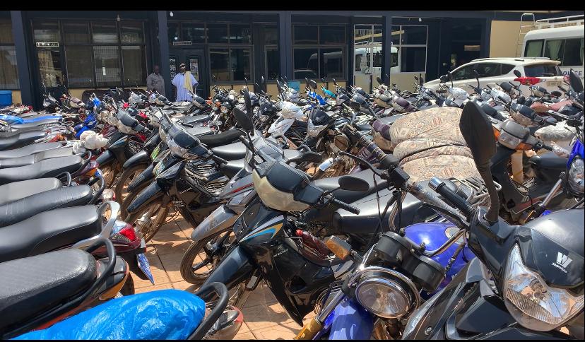 Police impound over 300 unregistered motorcycles in Tamale