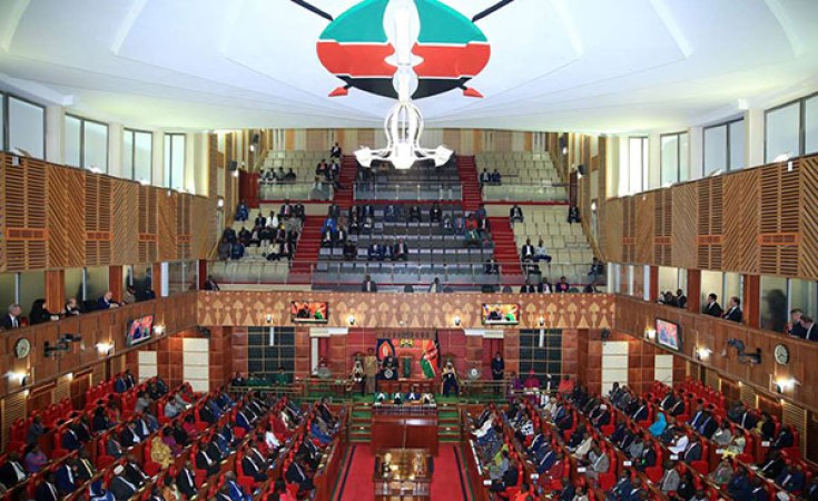 Fistfight breaks out over control of Kenya parliament