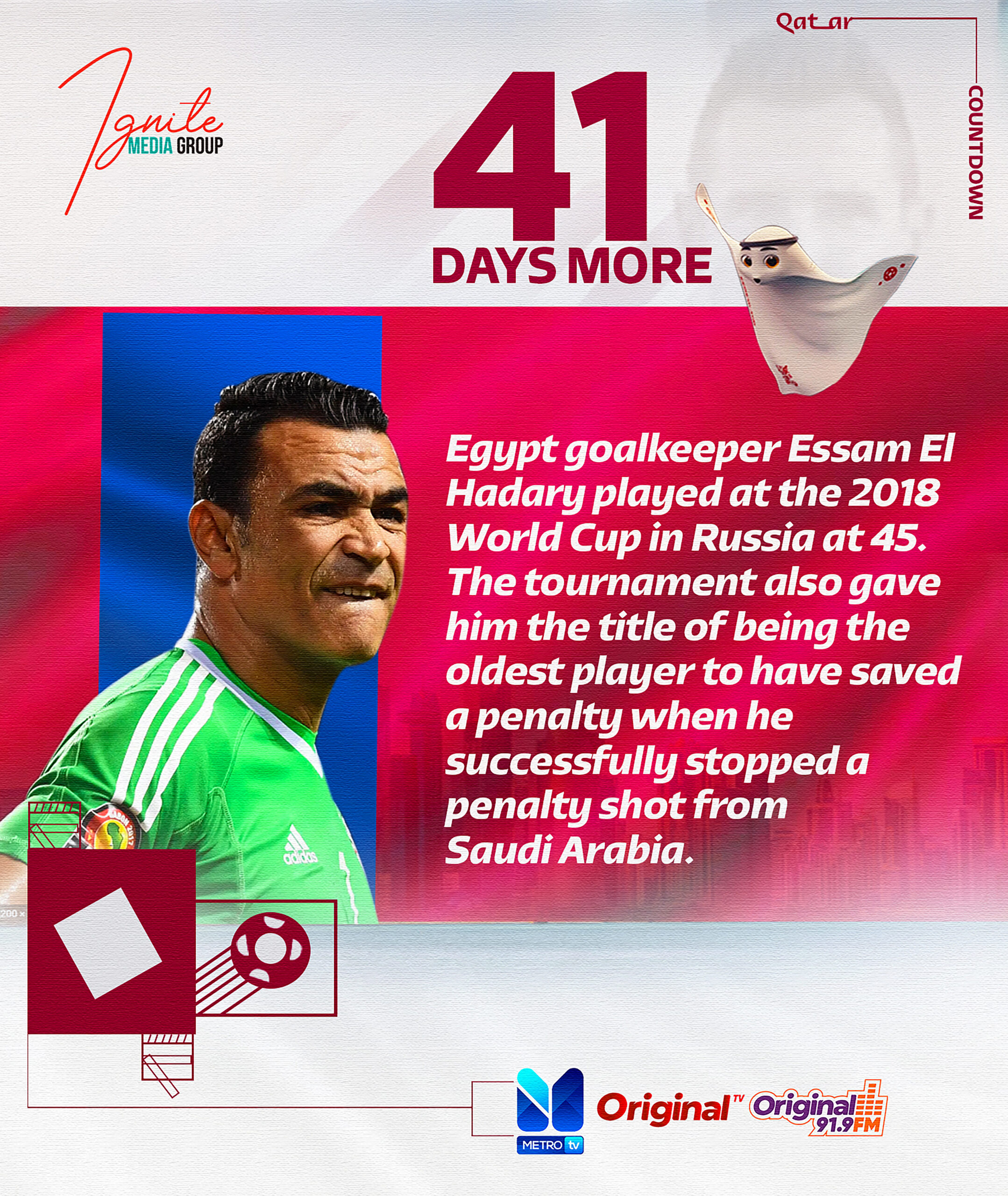 #QATARCOUNTDOWN: 41 Days more to #FIFAWorldCup2022