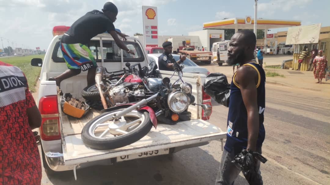 A/R: Motor rider killed in accident at Asuoyeboah