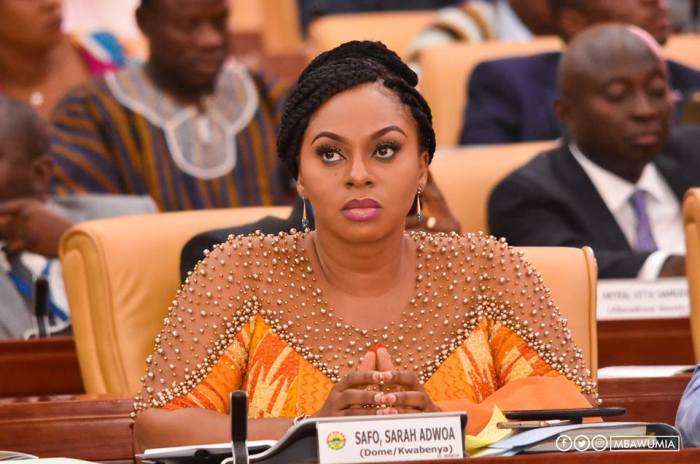 Adwoa Safo still absent from Parliament despite returning from abroad