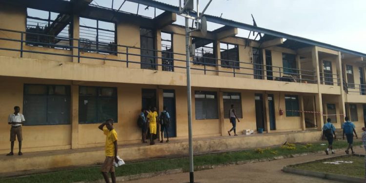 8 injured as fire guts boys dormitory of Koforidua Technical Institute