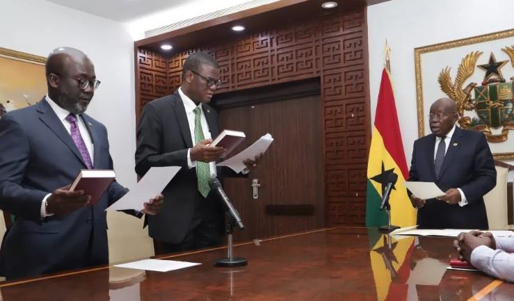 Akufo-Addo swears in two diplomats for Algeria, Guinea