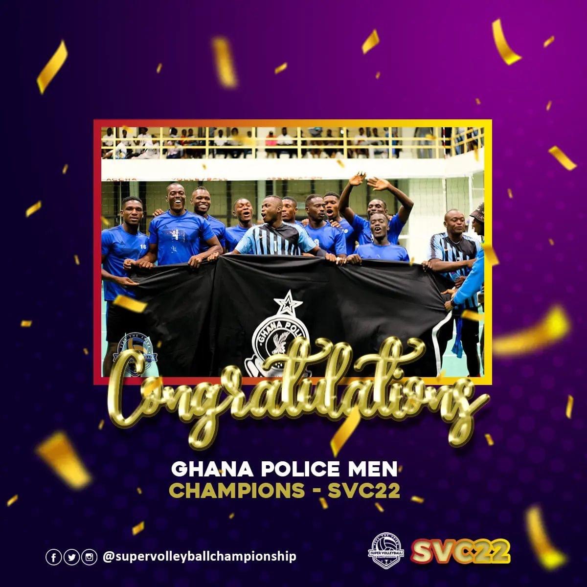 Air Force, Ghana Police crowned ultimate winners at 2022 Super Volleyball Championship