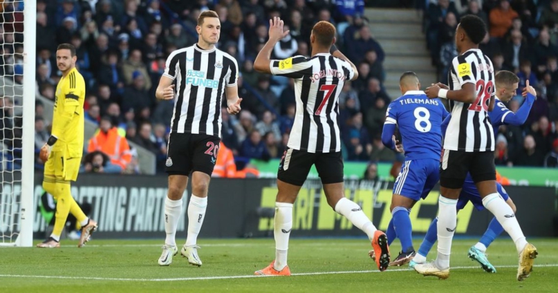 Newcastle thrash Leicester to move up to 3rd on the table