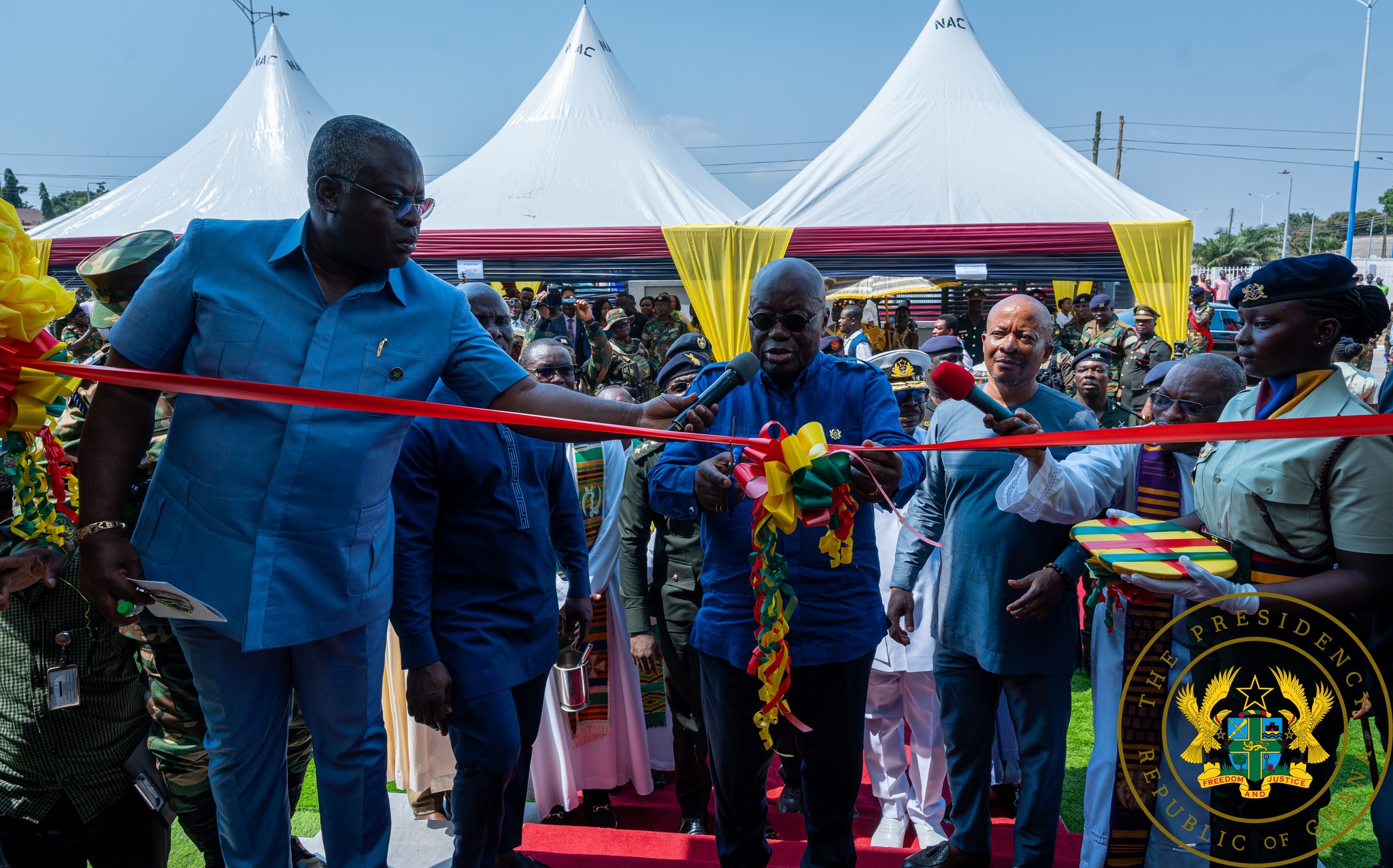 Akufo-Addo commissions 300-bed capacity Joseph Siaw Agyepong Young Soldiers’ Block for 37 Military Hospital