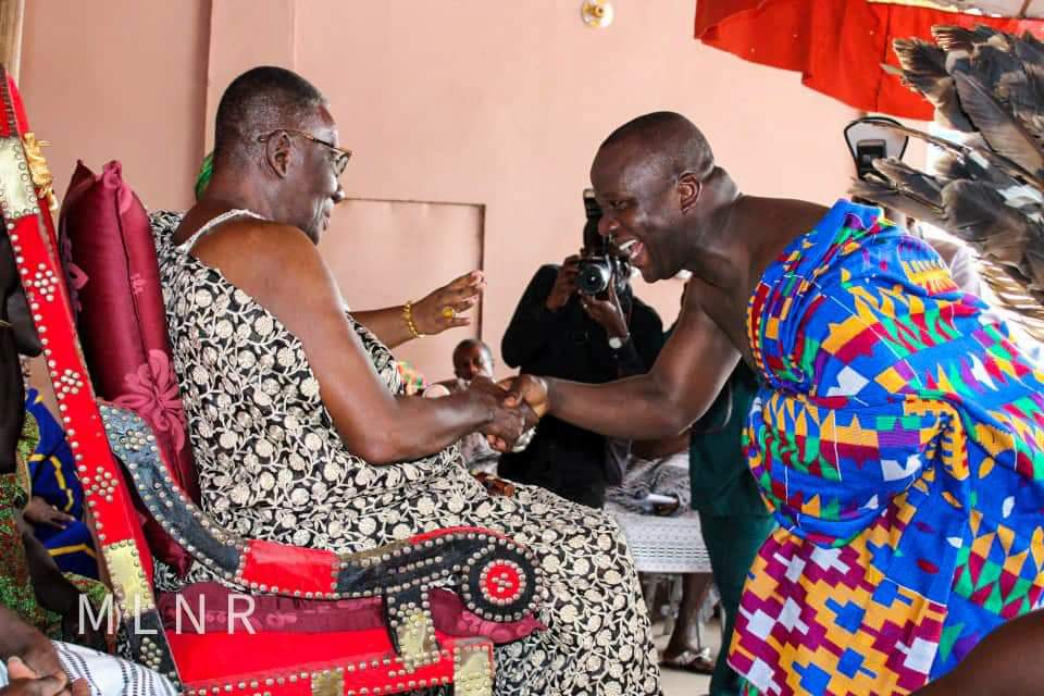 LANDS MINISTER THANKS MAMPONGHENE FOR PREVENTING GALAMSEY IN MAMPONG