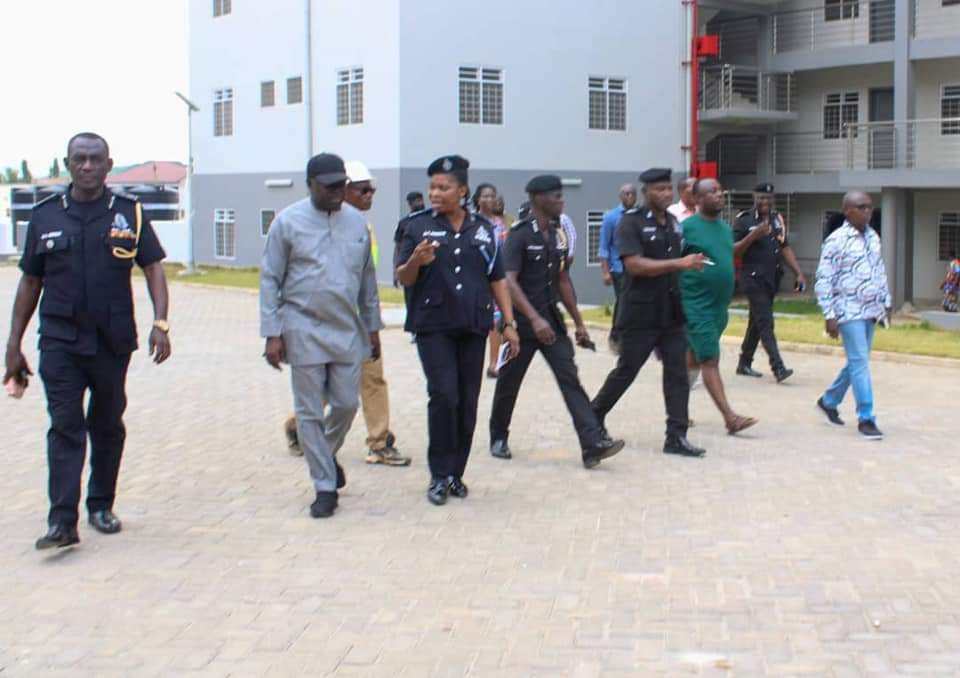 DEPUTY LANDS MINISTER INSPECTS 504 HOUSING UNIT FOR POLICE SERVICE & OTHERS AHEAD OF HANDING OVER