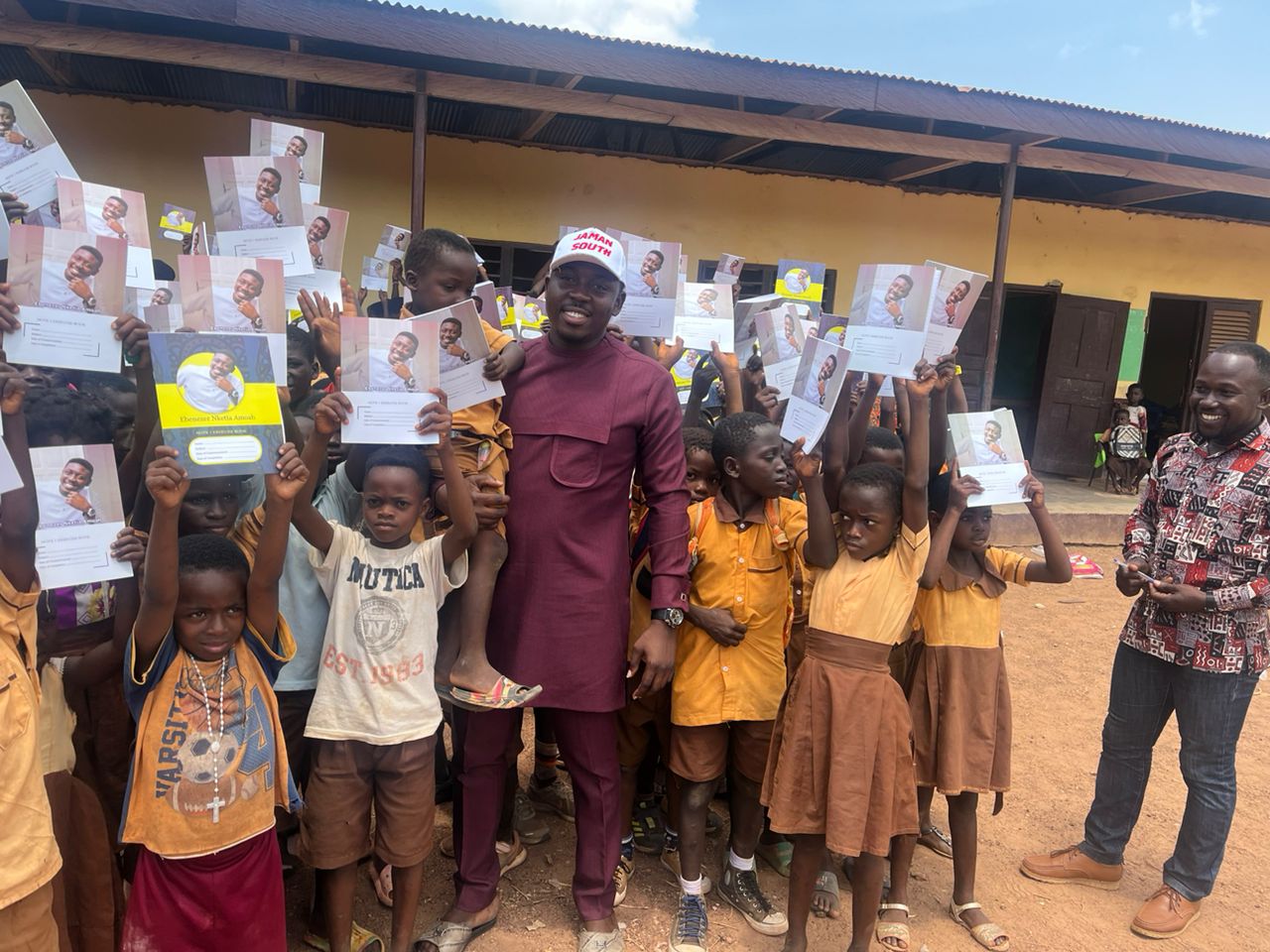 KWADWO EBEN DONATES TO DEPRIVED SCHOOLS IN JAMAN SOUTH CONSTITUENCY