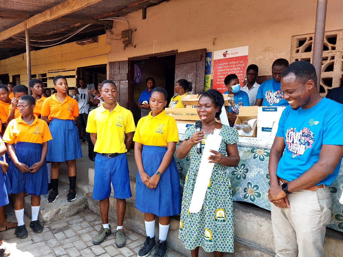 Hansen District SDA Youth Ministries Donates To Nii Boi Town School As They Mark Global Youth Day