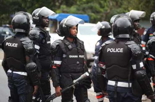 Ga West police patrol Ayikai Doblo amidst growing tensions following Azonto’s re-emergence