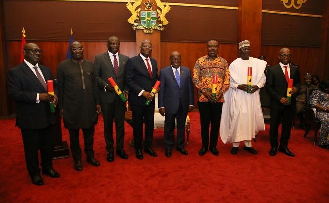 Akufo-Addo Swears In 6 New Ministers