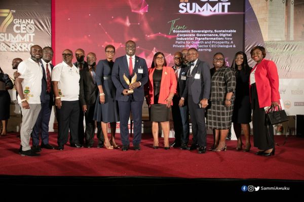 Sammi Awuku Wins Overall Best Public Sector CEO Of The Year Award At Ghana CEO Summit