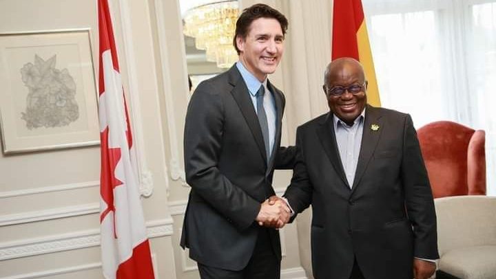 Akufo-Addo, Canada PM Justin Trudeau Hold Bilateral Discussions