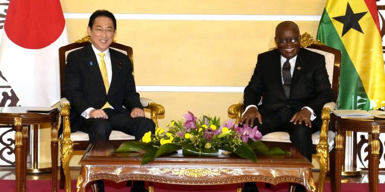 President Akufo-Addo Begs Japan’s Prime Minister To Help Ghana To Secure IMF Deal