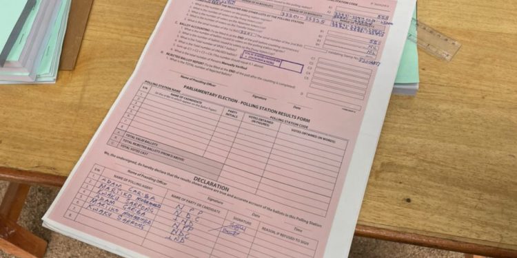 Kumawu By-Election: Already Signed Pink Sheet Pops Up At Voting Center