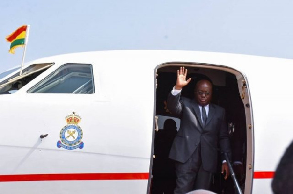 Akufo-Addo leaves Ghana for a 6-Day working visit to Spain, France & UK
