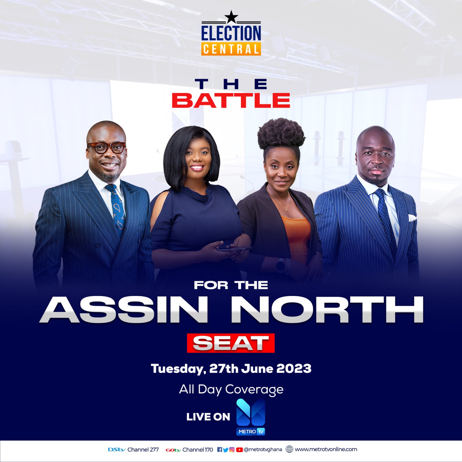 Watch Live: The Battle for the Assin North seat