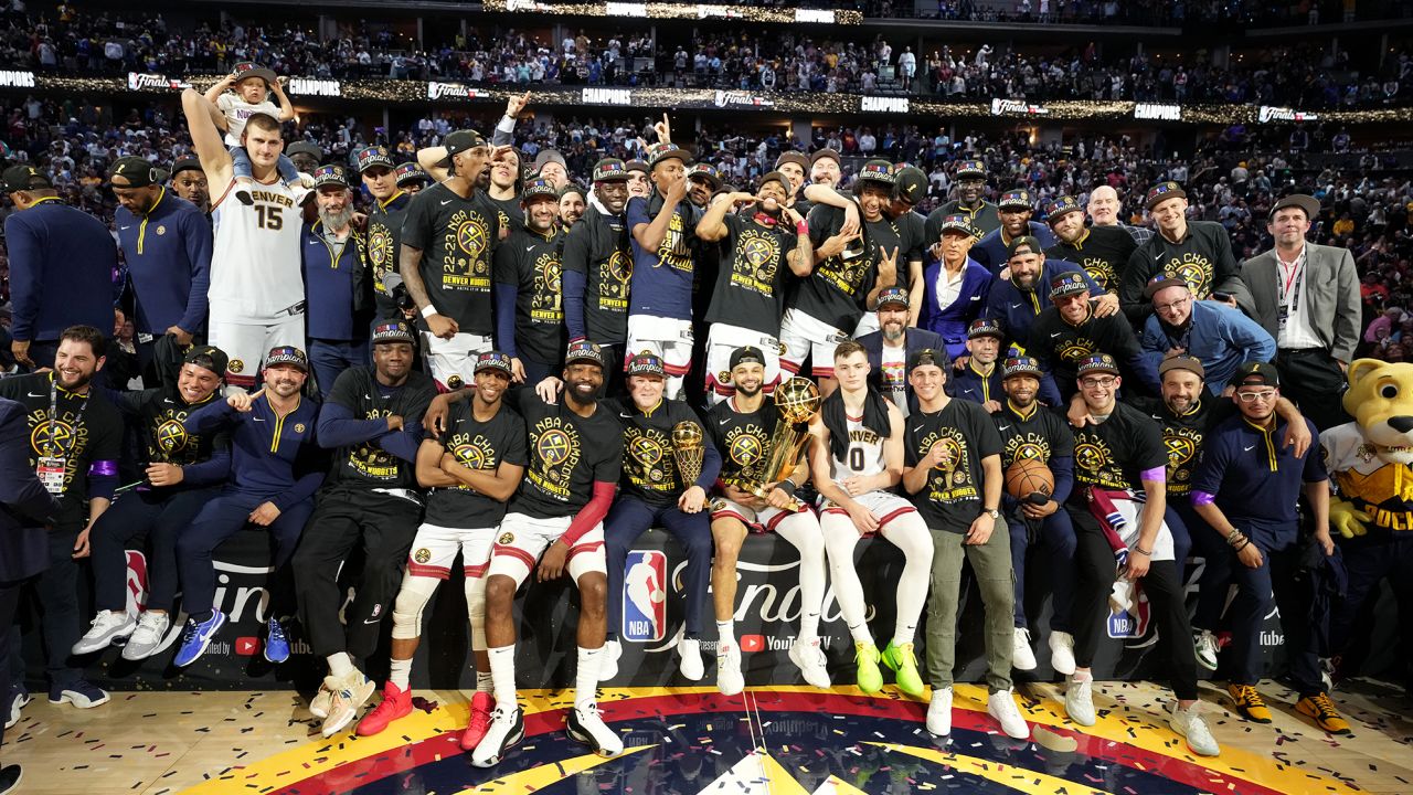 Denver Nuggets beat Miami Heat to claim first NBA title