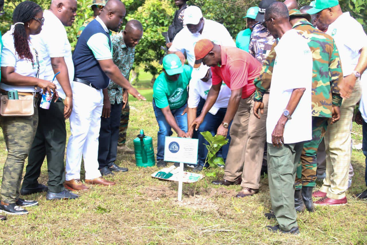 Otumfuo Osei Tutu II plants third commemorative tree as 2023 Green Ghana Day kicks off