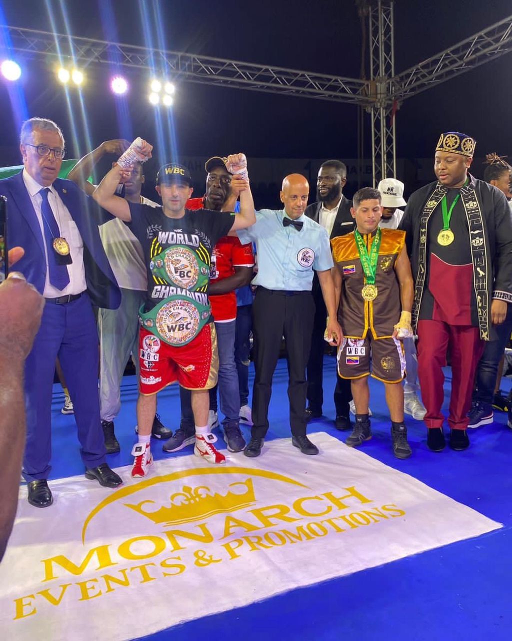 King Of The Ring 3: Tasif Khan crowned WBC Super Flyweight Champion, Adijat Wins Abu Super Bantam