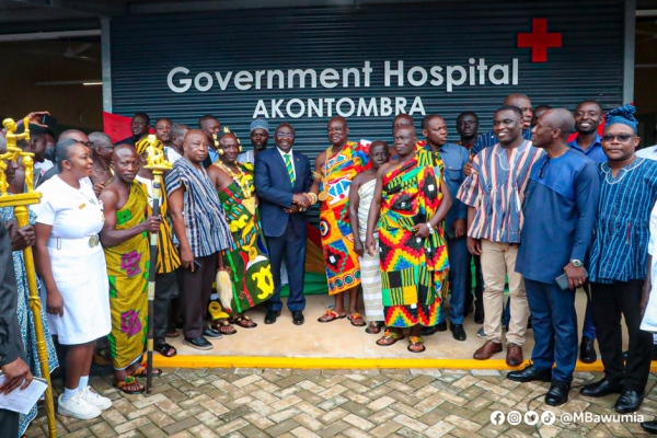 VP Bawumia Commissions District Hospital for Akontombra