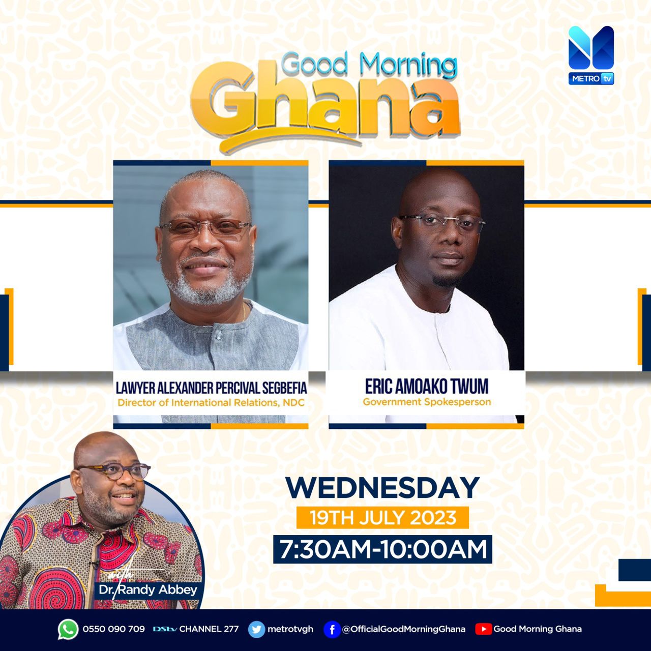 Watch Live: Good Morning Ghana — July 19, 2023