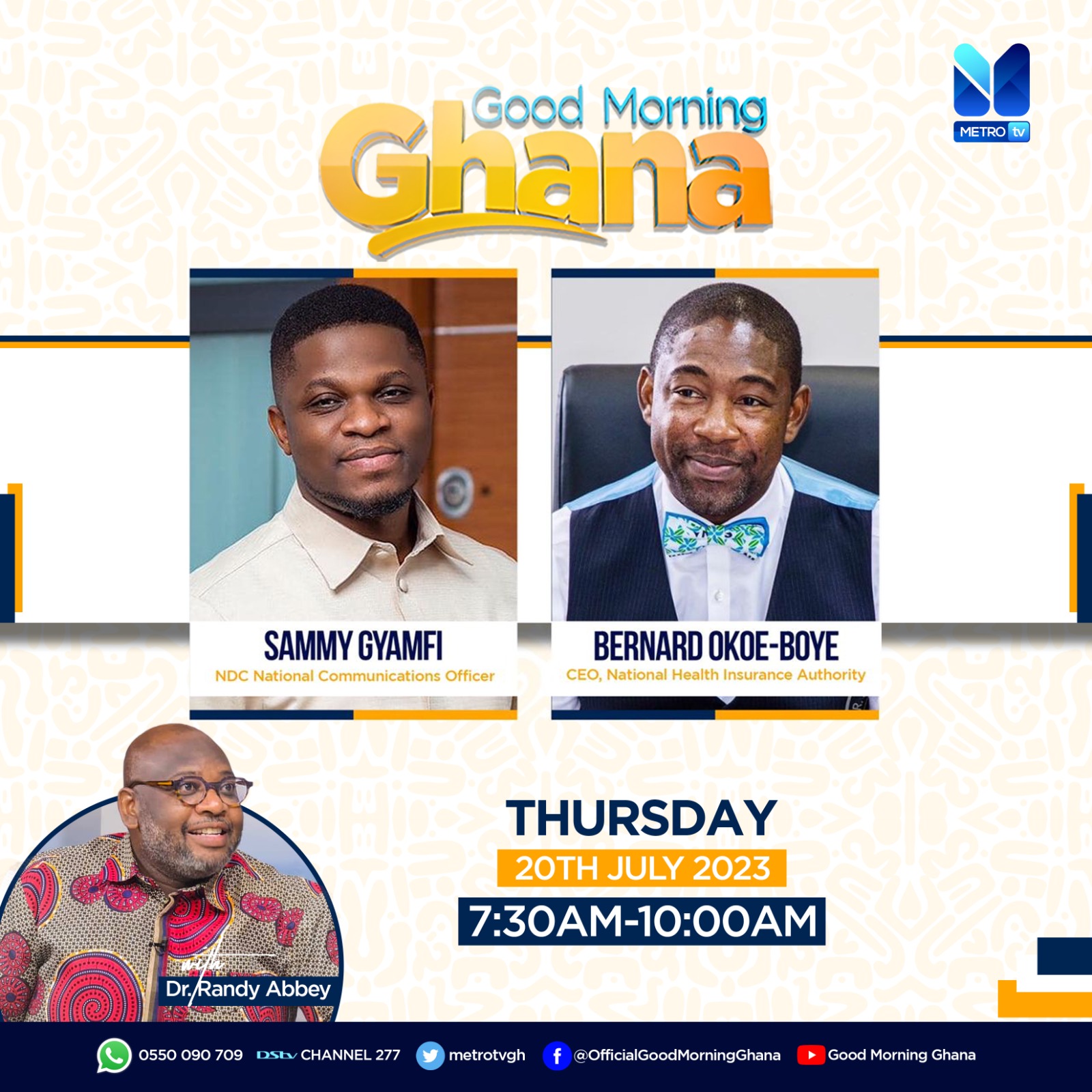 Watch Live: Good Morning Ghana — July 20, 2023