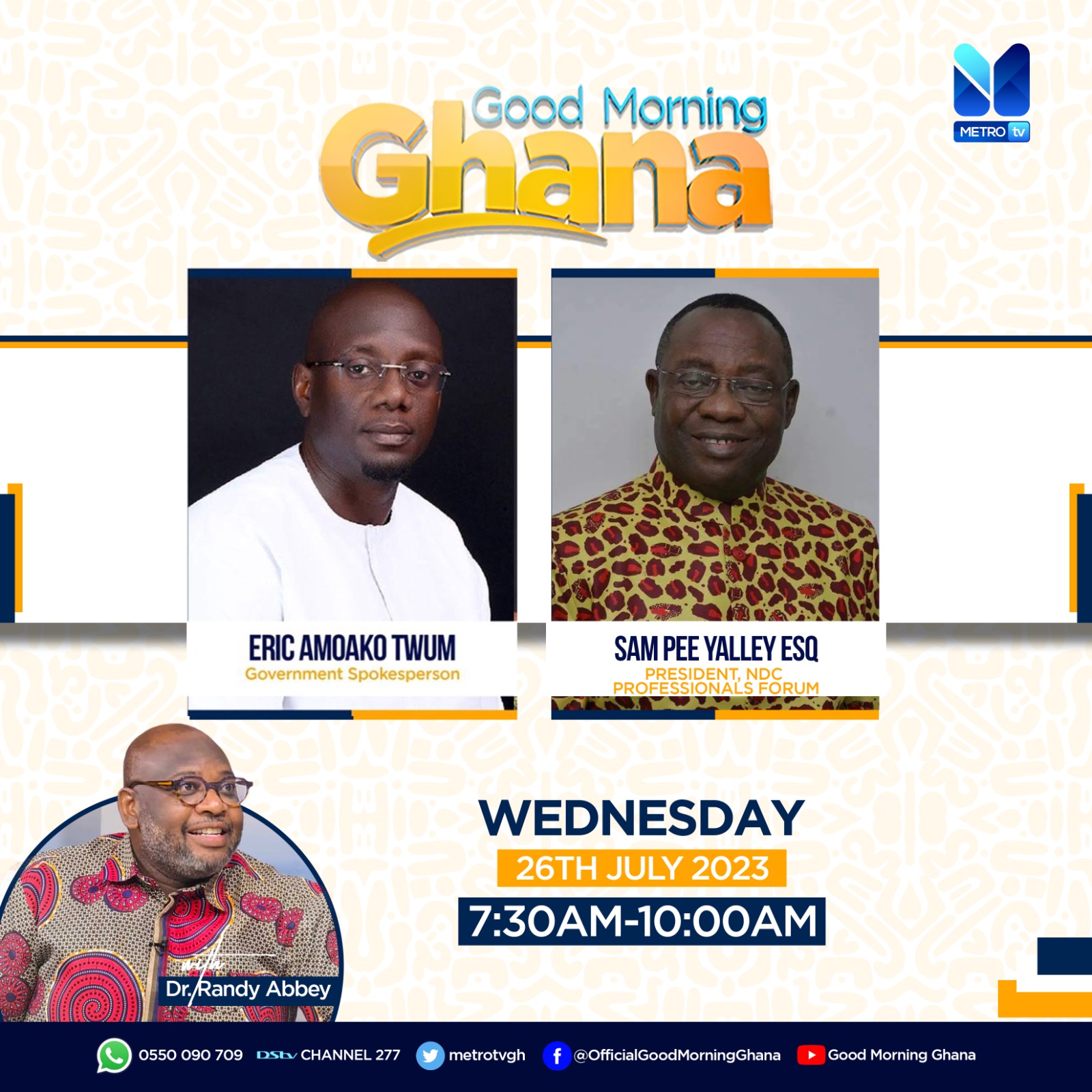 Watch Live: Good Morning Ghana — July 26, 2023