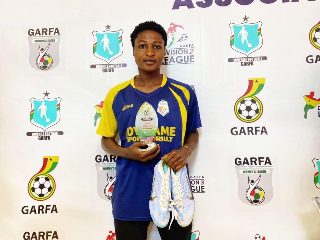 Thelma Baffour wins 2022/2023 GARFA Women’s Division One league best player