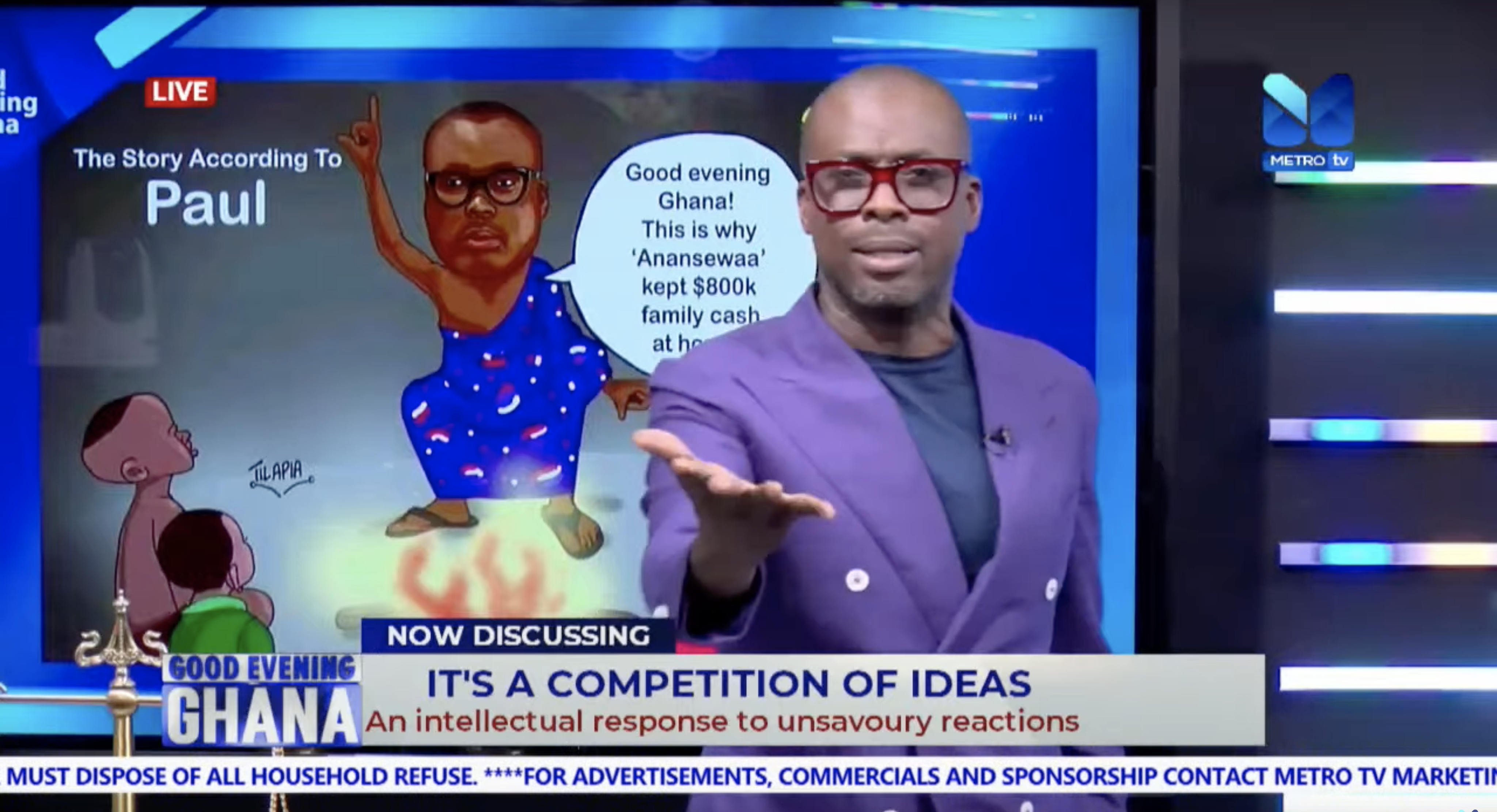 LIVESTREAM: Good Evening Ghana with Paul Adom-Otchere || ‘An Intellectual Response to Unsavoury Reactions’