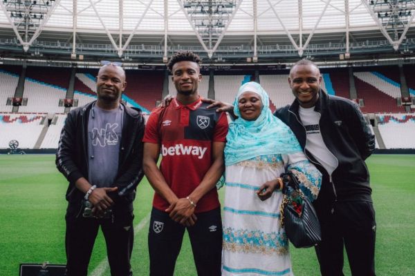 Mohammed Kudus Flies Mother, Two Brothers To London To Witness His West Ham Unveiling