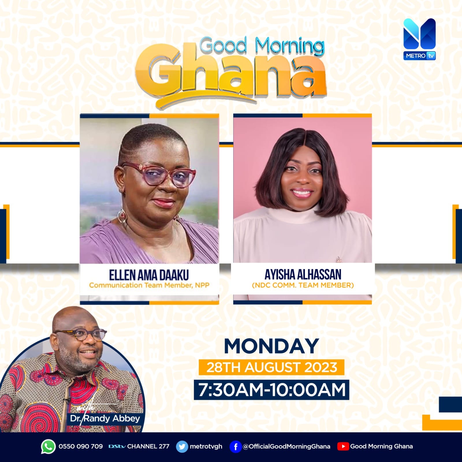 Watch Live: Good Morning Ghana — August 28, 2023