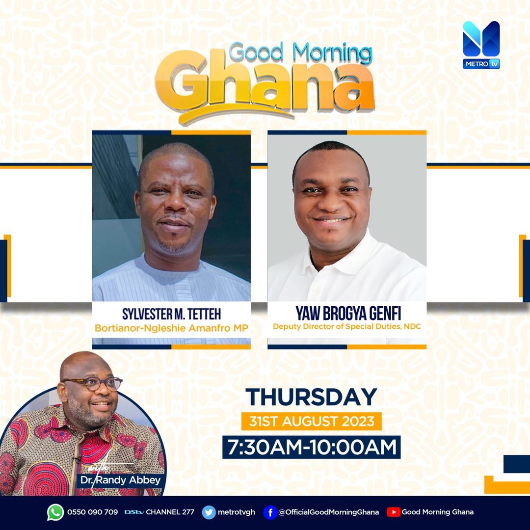 Watch Live: Good Morning Ghana –August 31, 2023