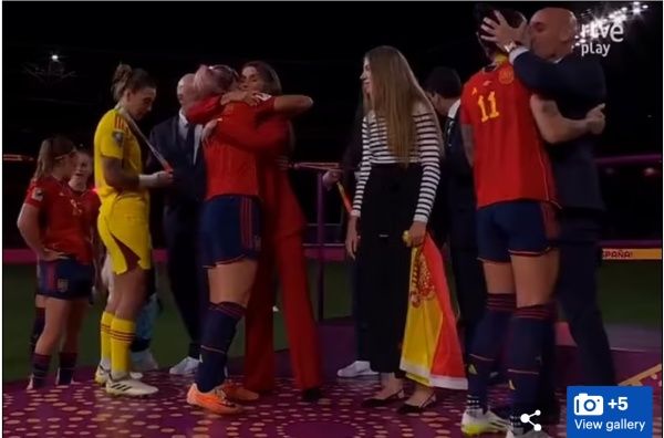 Spanish FA President Apologises for Kissing Jenni Hermoso after Spain’s World Cup Win