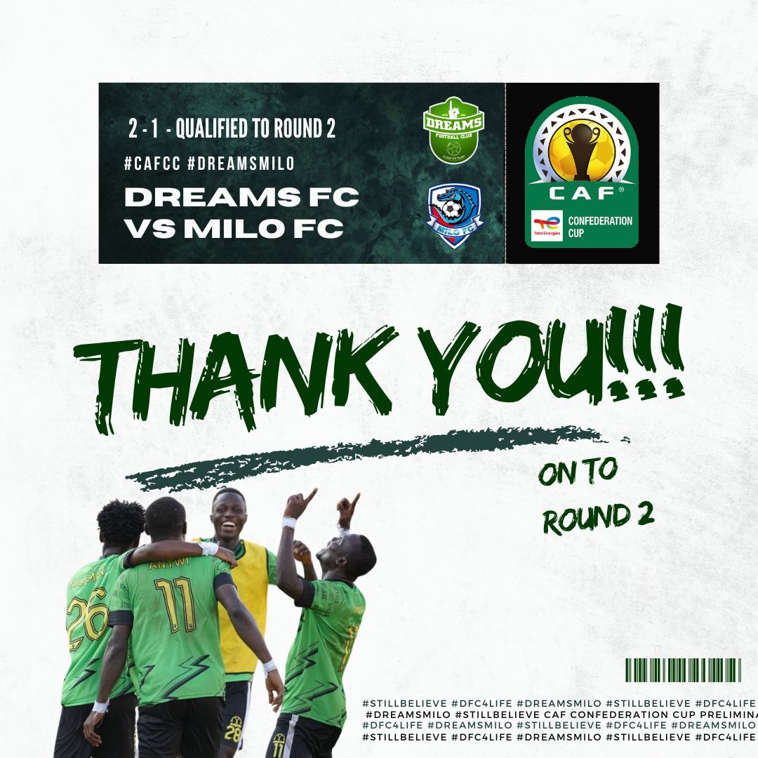 Dreams FC show appreciation after Confederations Cup 2nd round qualification