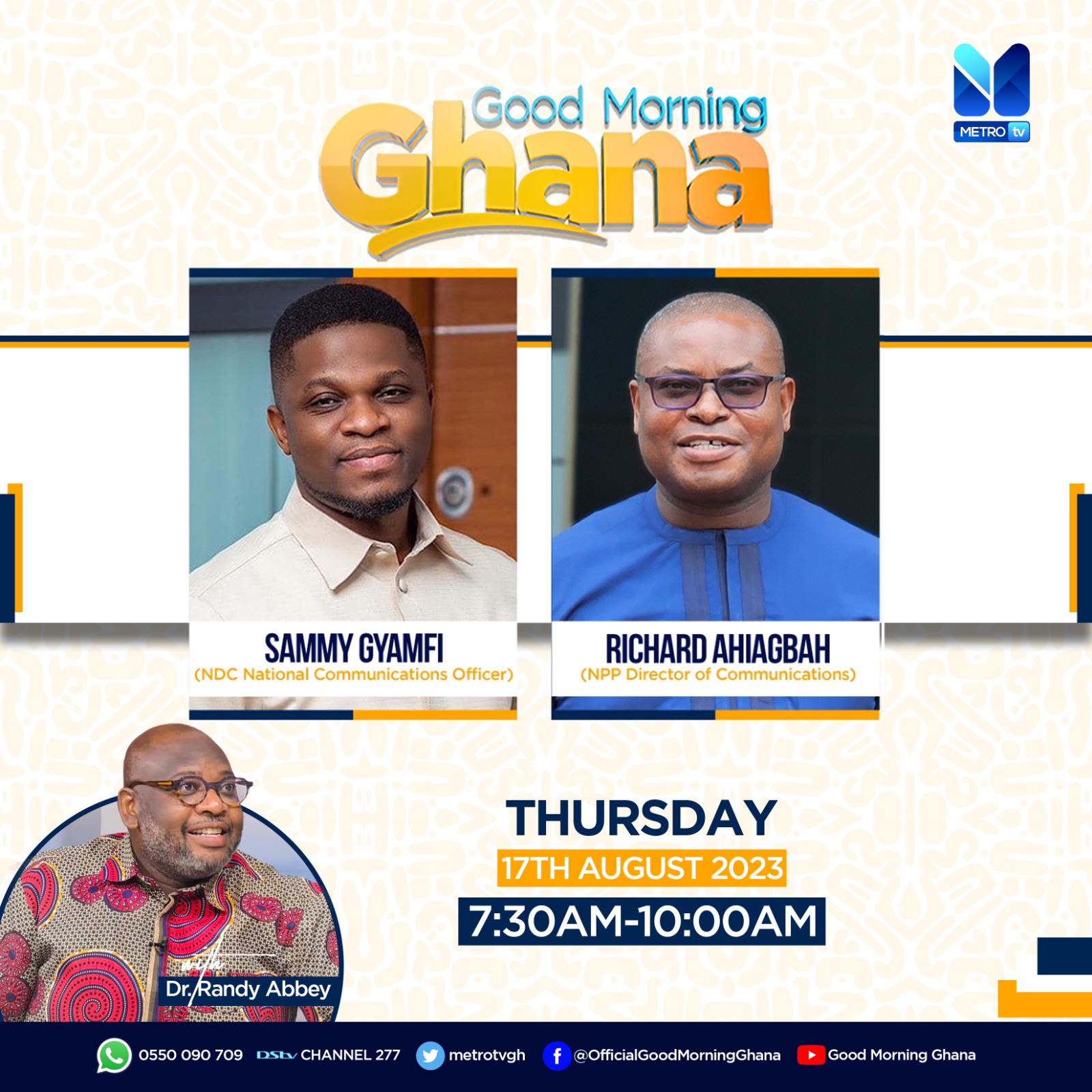 Warch Live: Good Morning Ghana — August 17, 2023