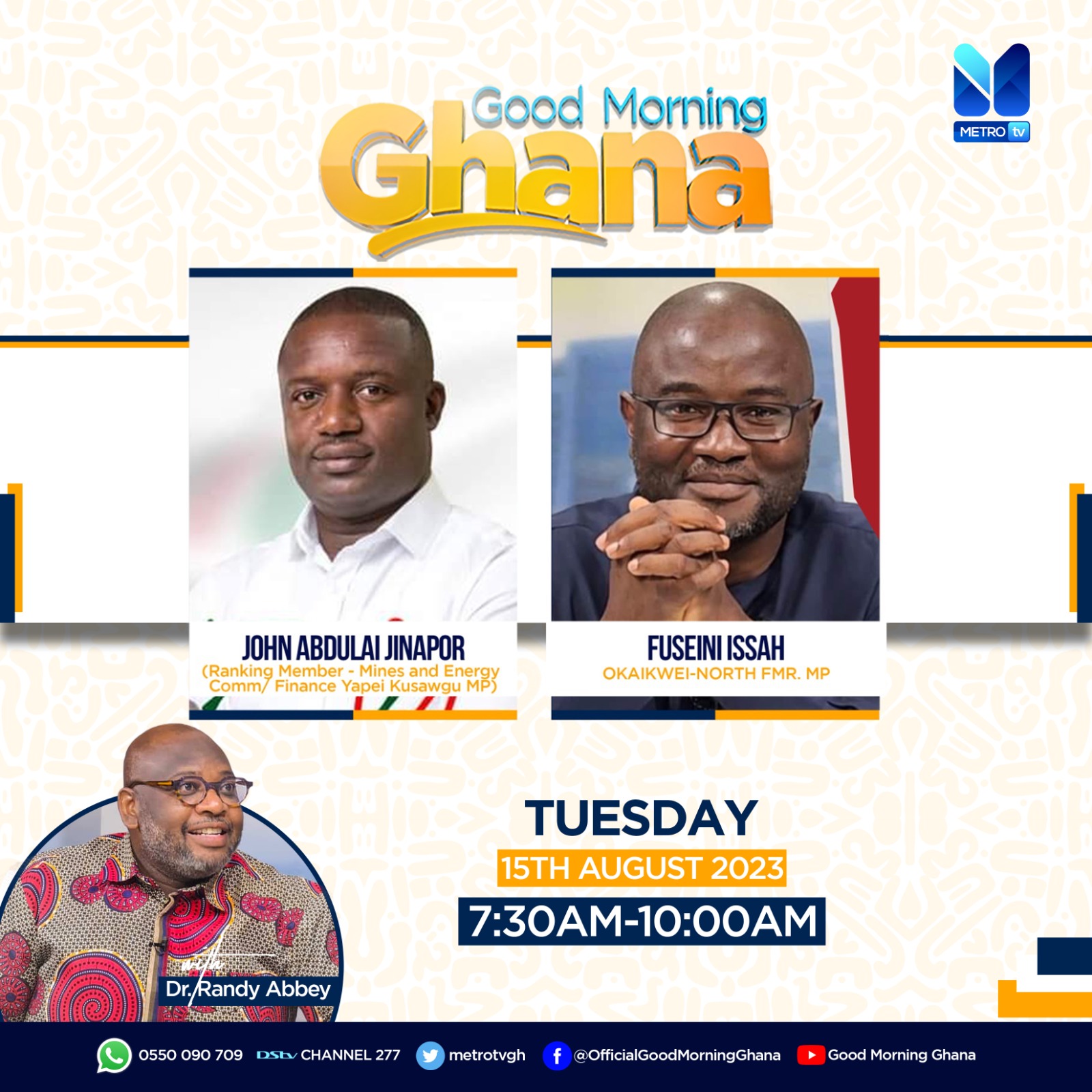 Watch Live: Good Morning Ghana – August 15, 2023