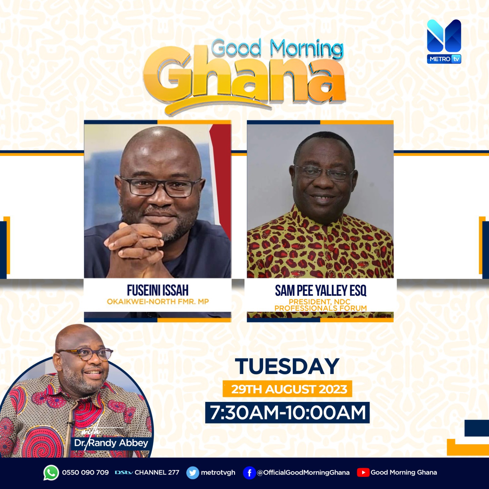 Watch Live: Good Morning Ghana — August 29, 2023