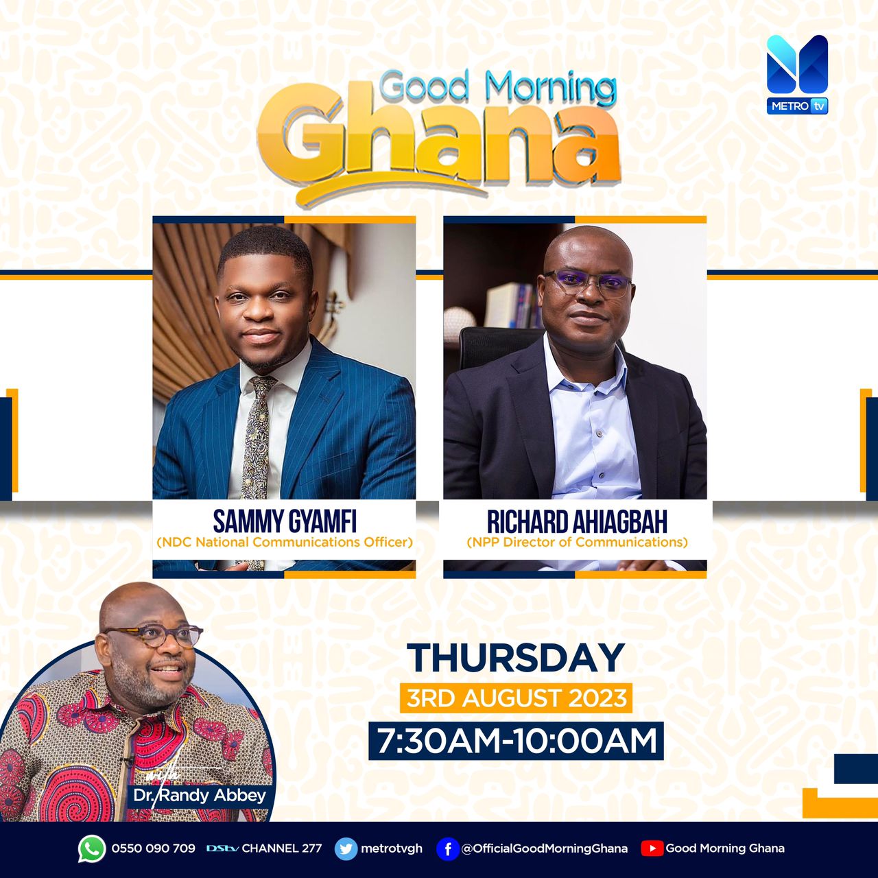 Watch Live: Good Morning Ghana — August 3, 2023