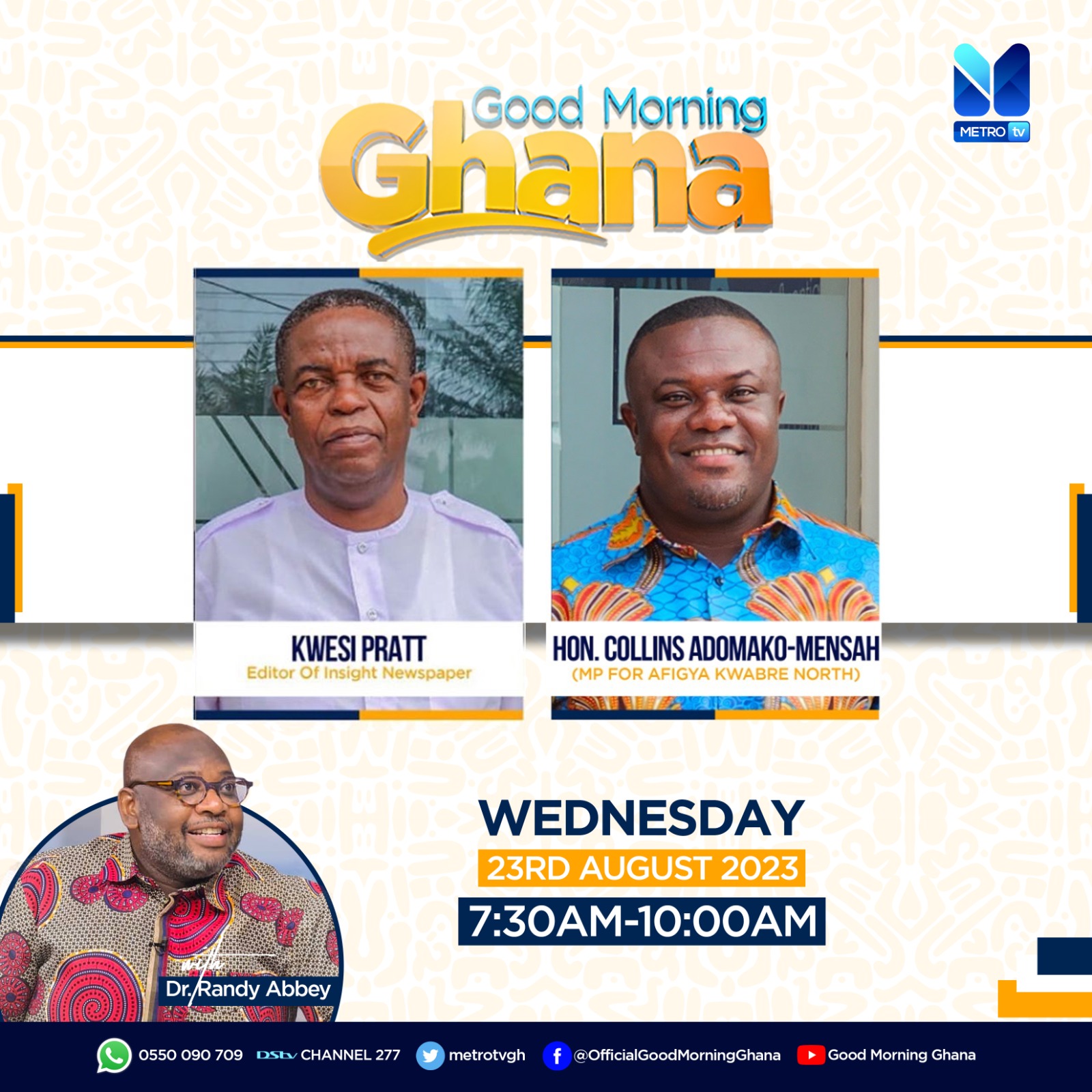 Watch Live: Good Morning Ghana — August 23, 2023