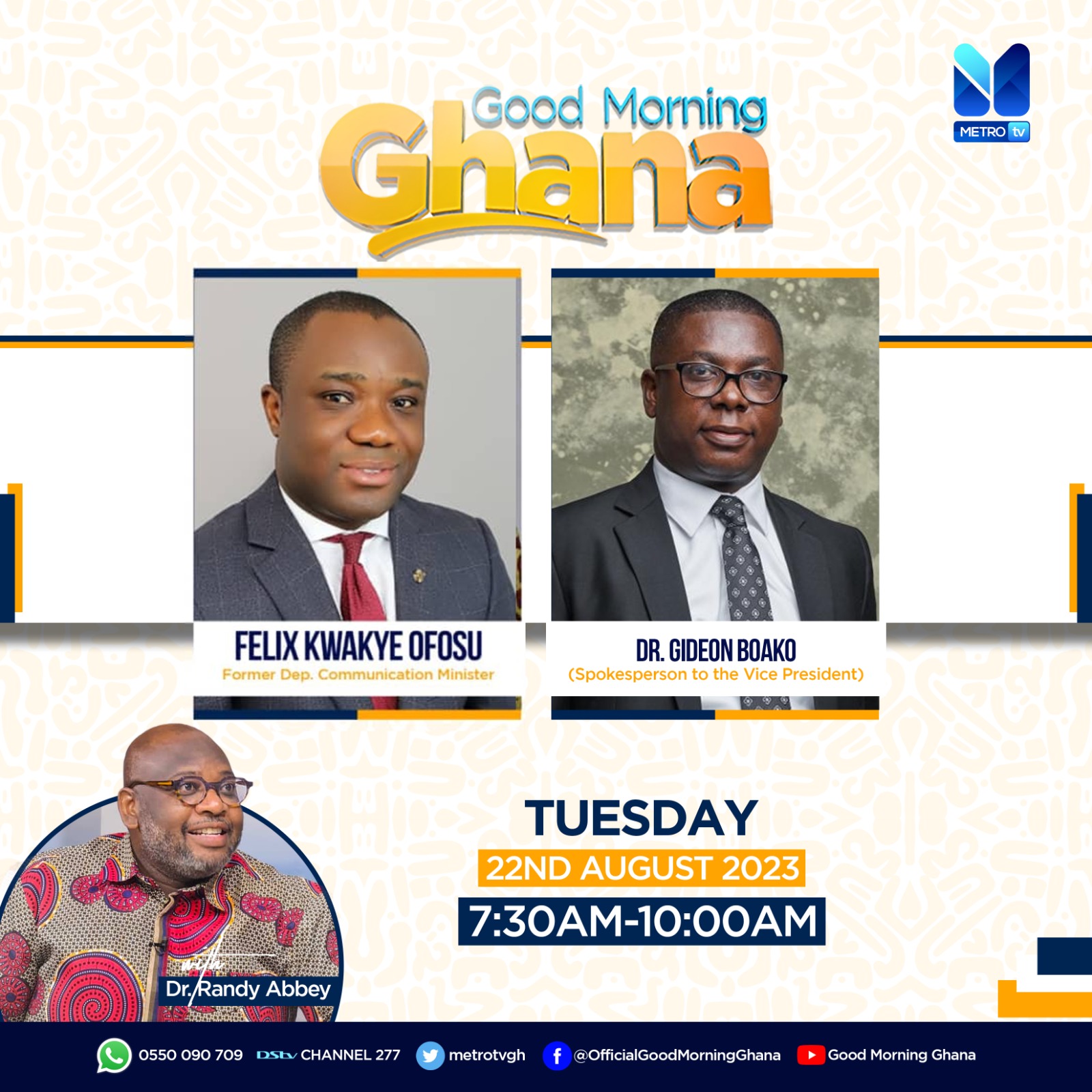 Watch Live: Good Morning Ghana — August 22, 2023