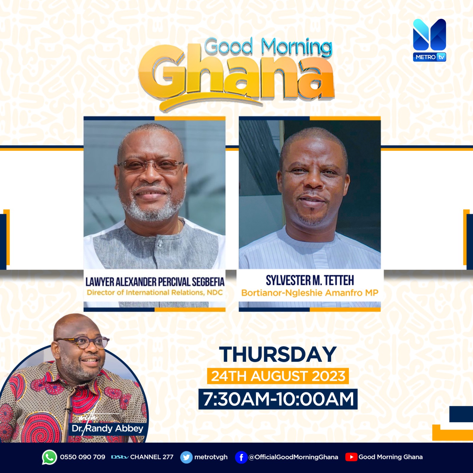 Watch Live: Good Morning Ghana — August 24, 2023