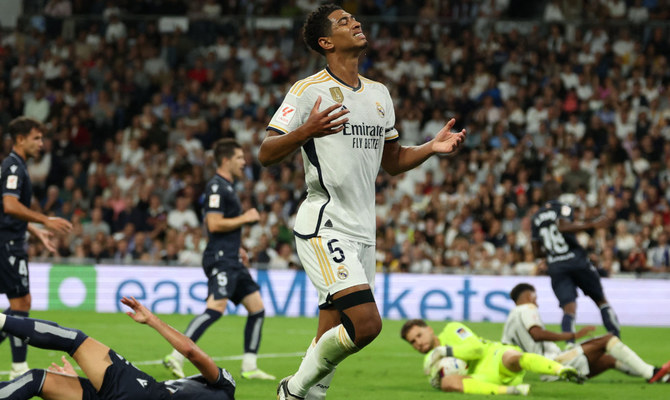 Jude Bellingham scores injury-time tap-in as Real Madrid beat Champions League debutants Union Berlin