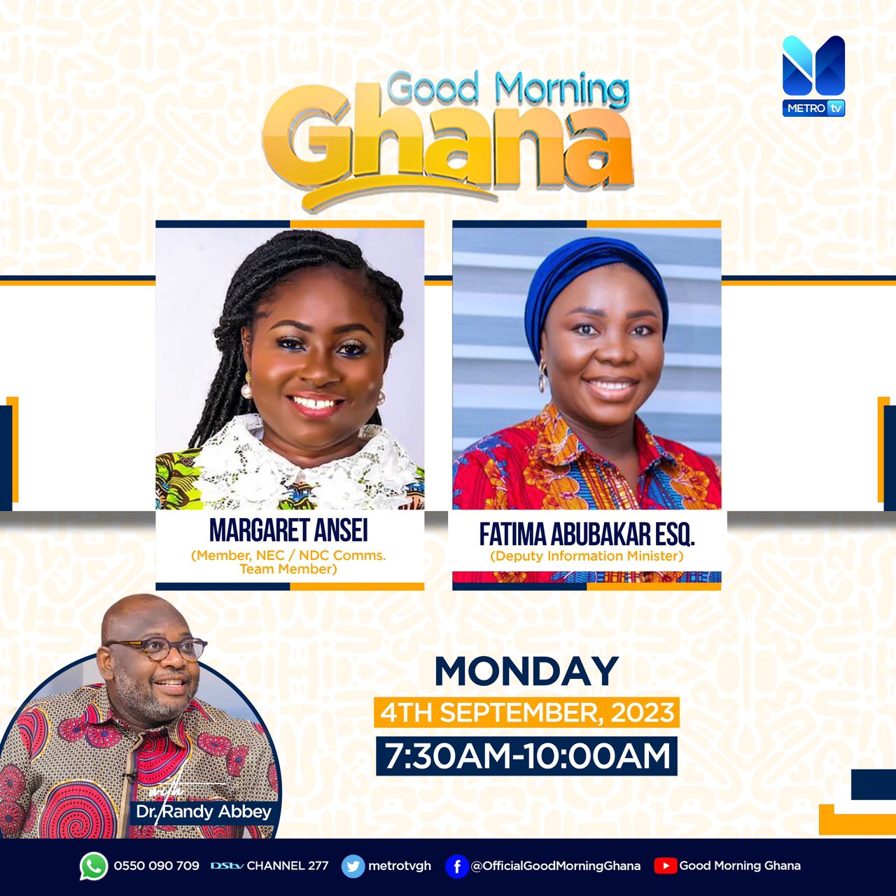 Watch Live: Good Morning Ghana — September 4, 2023
