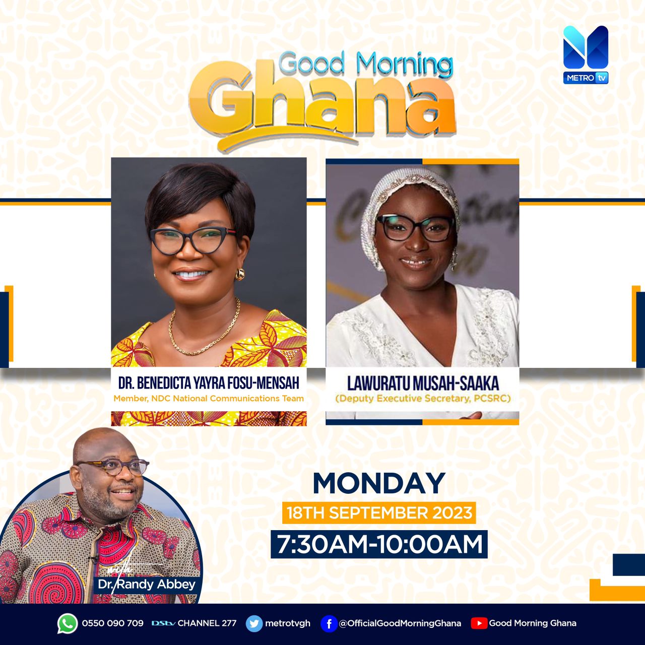 Watch Live: Good Morning Ghana — September 18, 2023