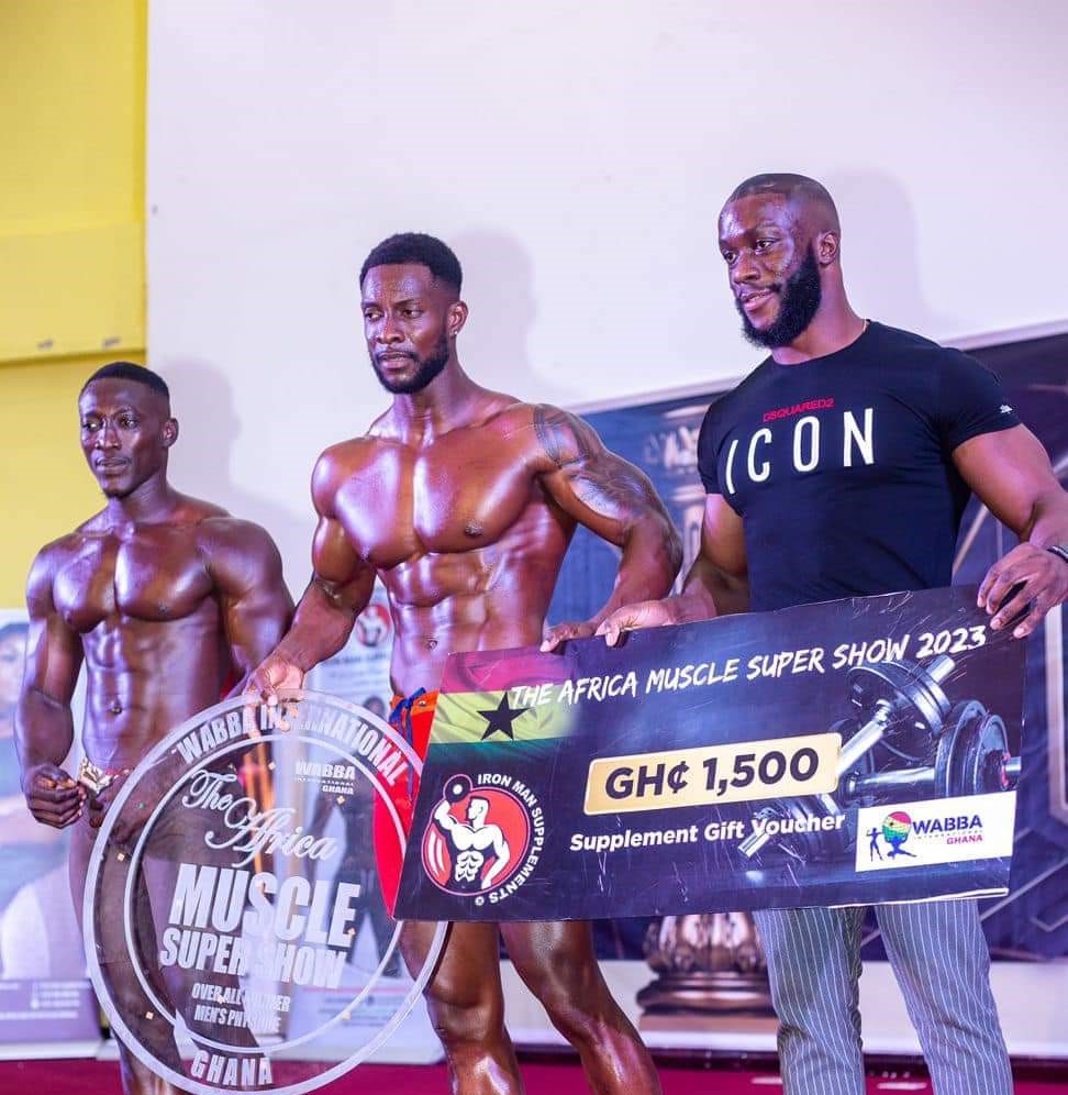 Martinson Ampadu topples all at Africa Muscle Super Show in Accra