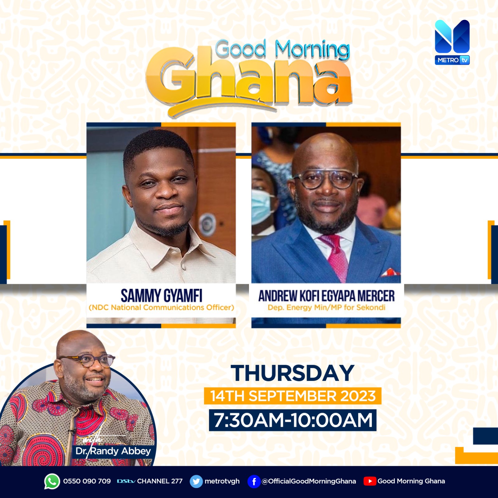 Watch Live: Good Morning Ghana — Thursday, September 14, 2023