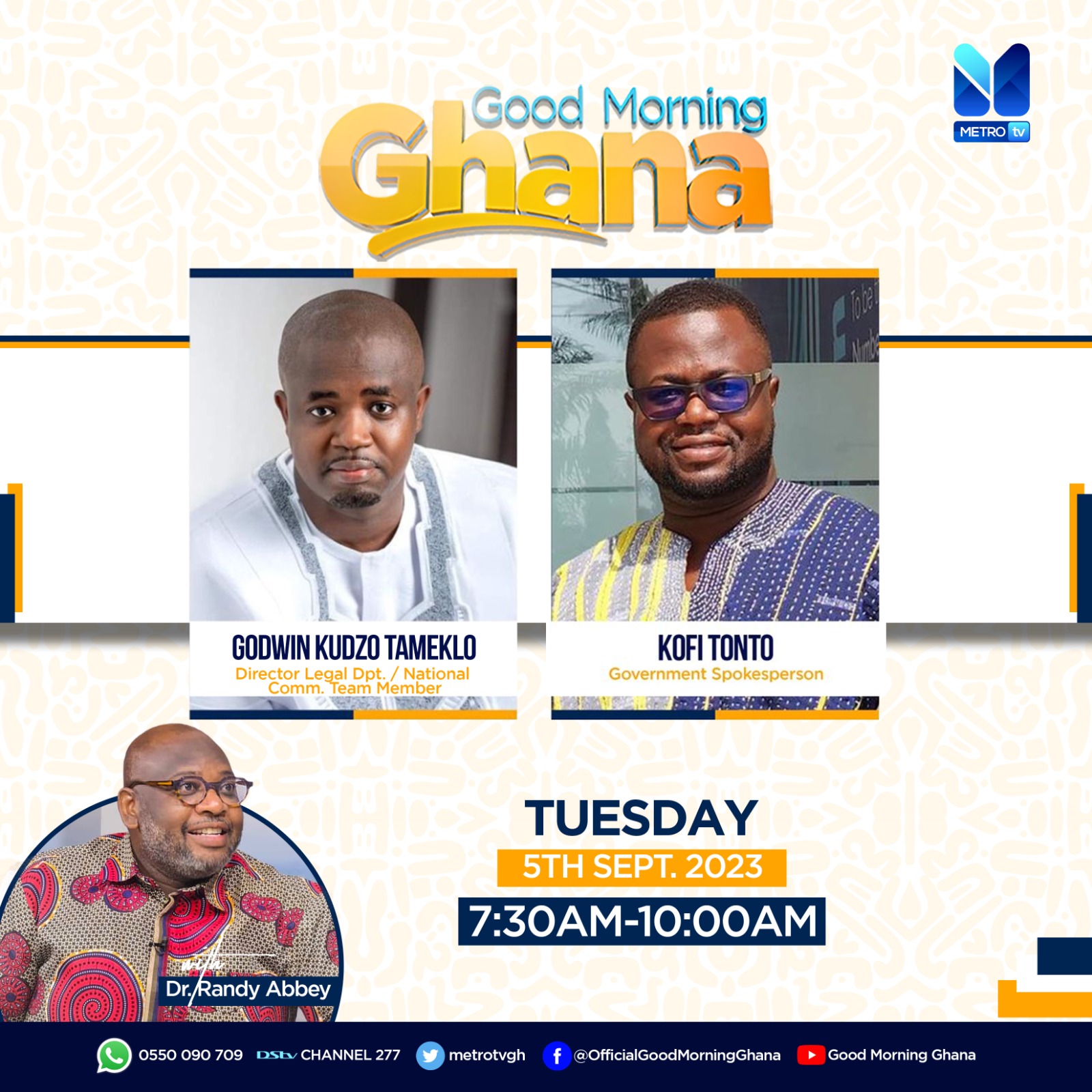Watch Live: Good Morning Ghana — September 5, 2023